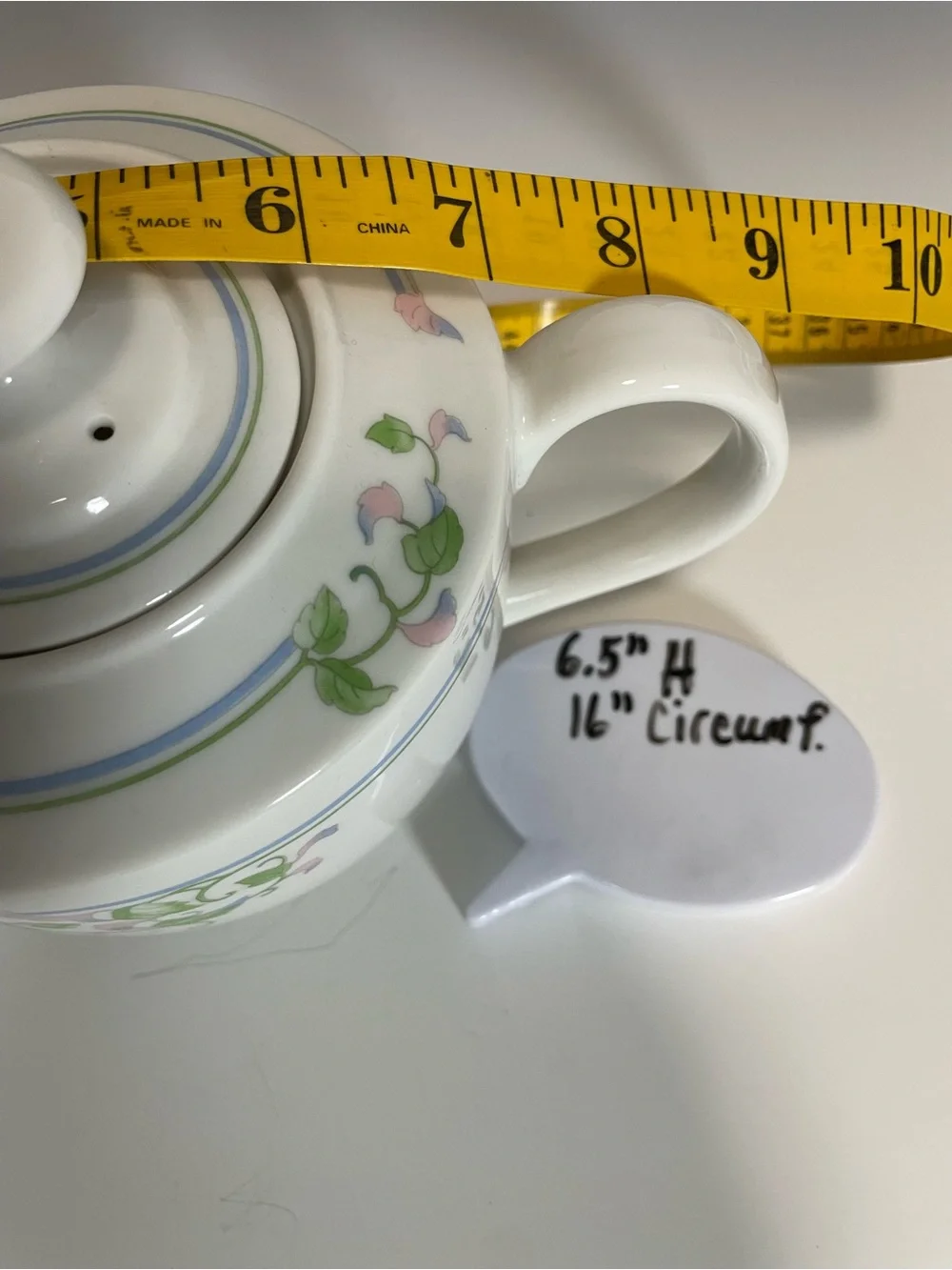 80’s Vintage The Toscany Collection Fine China Porcelain Teapot - Made in Japan